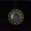 Μπλε δαχτυλίδι από κράμα μετάλλων υποαλεργικό